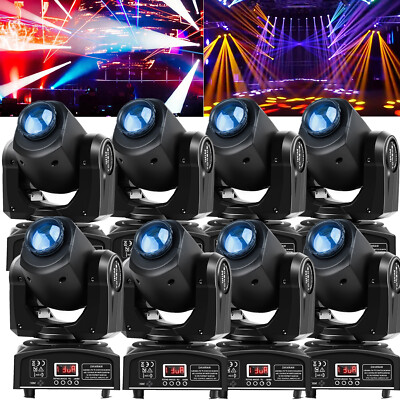 80W Moving Head Bühnenlicht Beam LED GOBO Spot Disco DMX Bühnenbeleuchtung Neu
