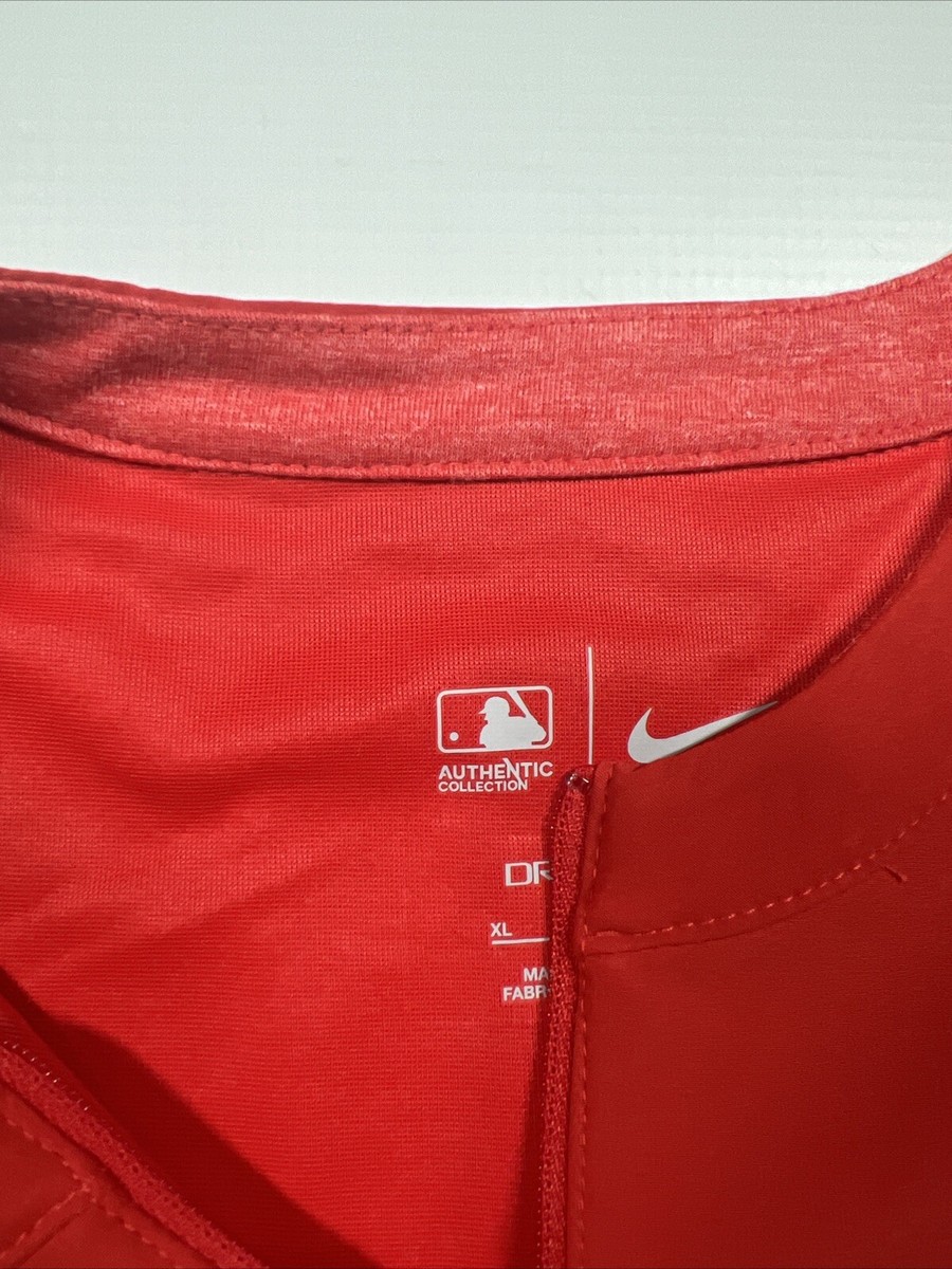 Men's Nike Los Angeles Angels Authentic Collection UV 1/4 Zip