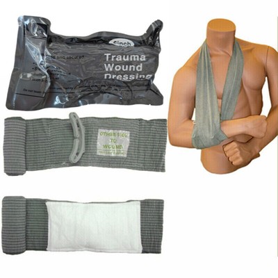 4/8X Madicare Israelische Bandage Trauma Verband Notfallve Erste Hilfe Kompressi