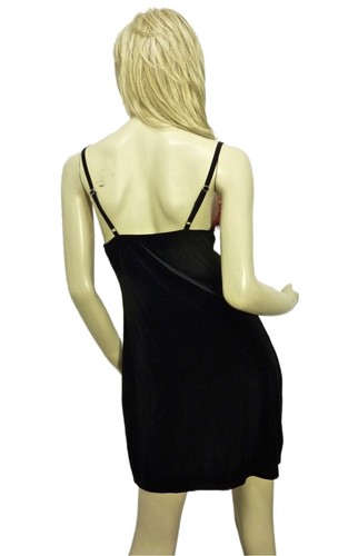 NWT $98 Josie Natori Chemise Nightgown SMALL Red Stretch Net Top/Velvet Skirt - Picture 4 of 12