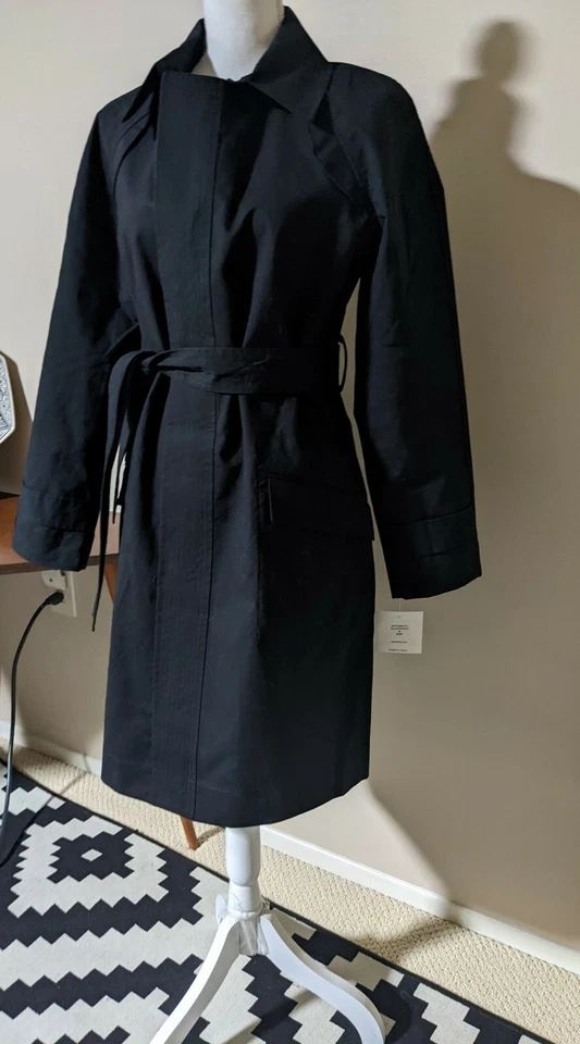 Abrigo NARCISO RODRIGUEZ Negro/Blanco Reversible Talla M/S Nuevo con Etiquetas Foto 2 de 4