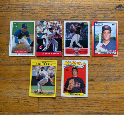 Misc Baseball Cards Lot Of 7 1989-2001 Random