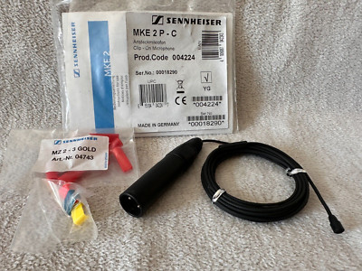 Sennheiser Microphone Lavalier MKE 2 P clip on XLR ((no16 bgb18))