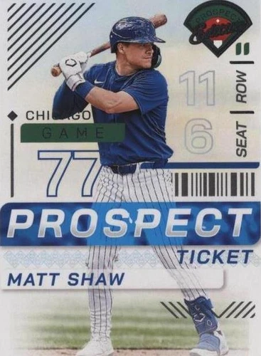 2024 Panini Prospect Edition - Matt Shaw #39
