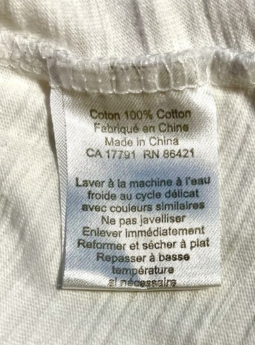 Pure & Simple Round Neck 100% Cotton Top Blouse Sz S - Imagen 5 de 7