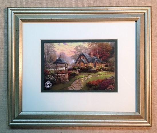 Thomas Kinkade Framed Print Make a Wish Cottage | eBay