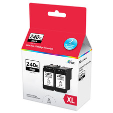 2 Pack PG-240 XL Black Ink Cartridge for Canon Pixma MG3620 MX372 MG2220 Printer
