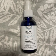 Cuccio Somatology Yogahhh Pause Meditation Mist Peppermint Sage 2 oz. NEW