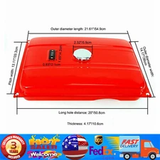 15L  Universal Generator Gas Fuel Tank w/ Chrome Cap Gauge Petcock Valve Red