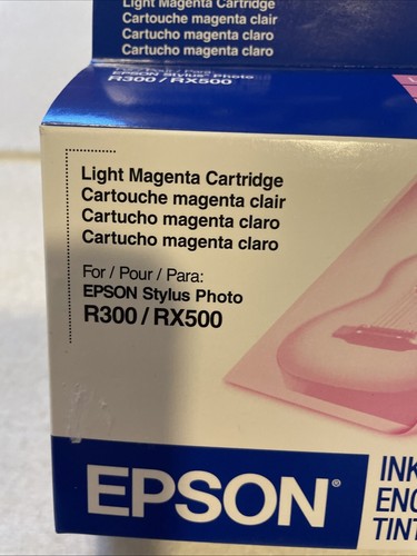 Epson 48 Light Magenta Ink Cartridge T048620 Stylus Photo RX500 R300 New Expired - Picture 2 of 6