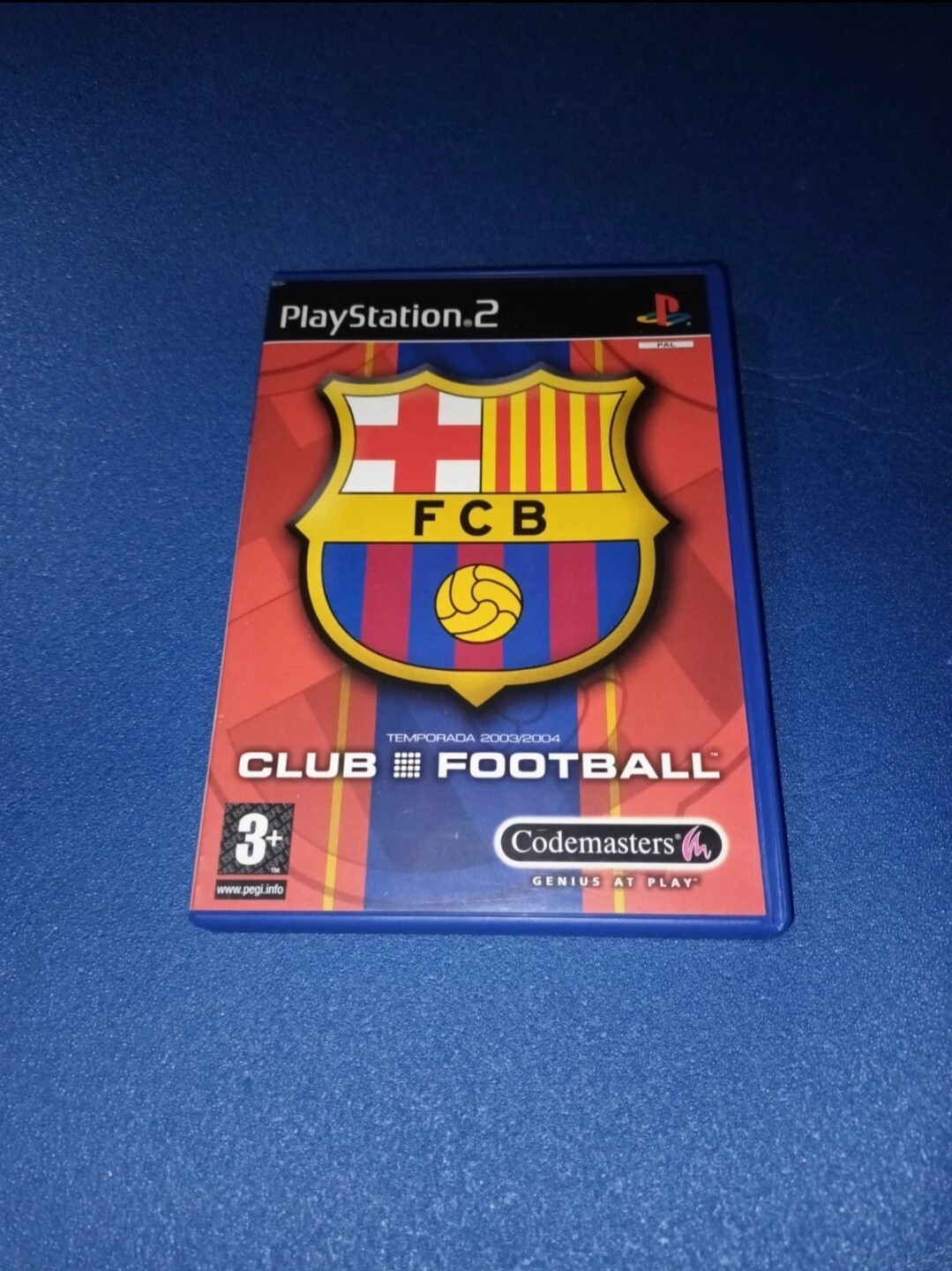 Ps2 Playstation 2 fc Barcelone barcelona club football 2003 2004