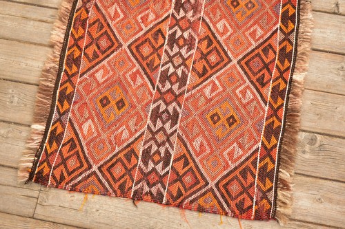 Turkish Kilim Rug 19''x36'' Hand Woven Kars Mini Cicim Kilim 50x94cm Door Mat - Picture 8 of 9