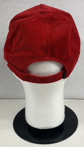 Ski Keystone Red Corduroy Rope Hat Cap Bump Bonnets Ski Headwear By Universal - Picture 5 of 10