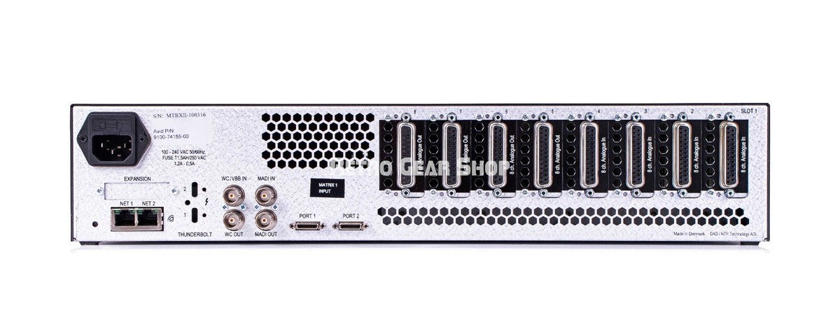 Avid Pro Tools MTRX II Base Unit Dante SPQ Pristine Analog 32 in
