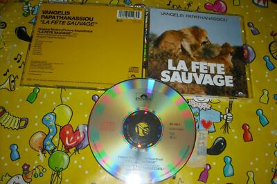 Vangelis Papathanassiou - La Féte Sauvage CD original Soundtrack #LP 18