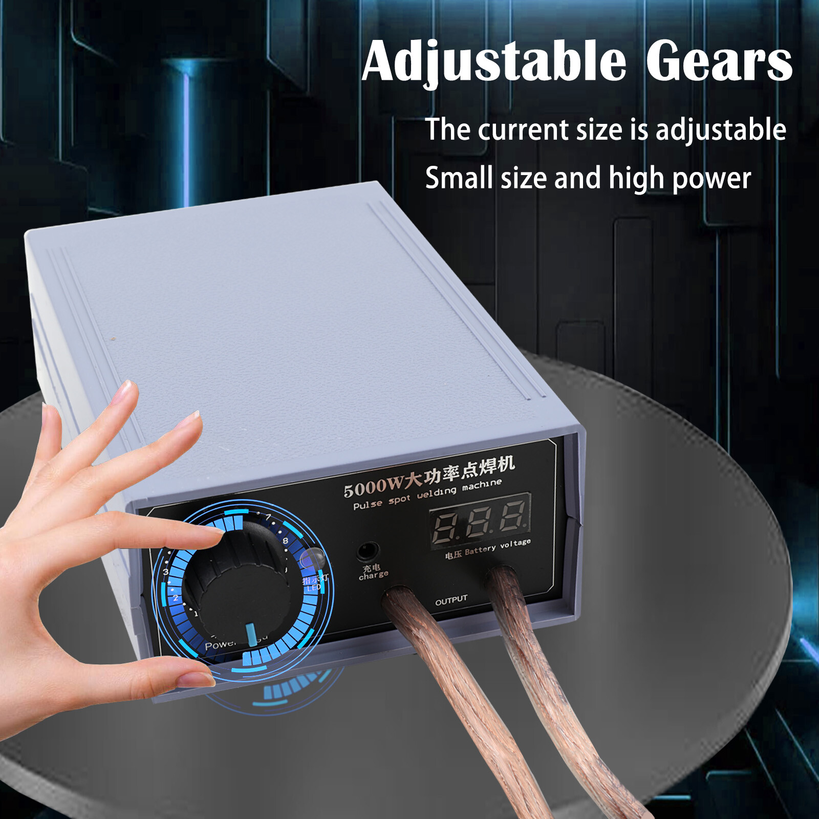 Portable 5000W Mini Spot Welder Machine DIY Kit 18650 Battery Pack Welding Tools