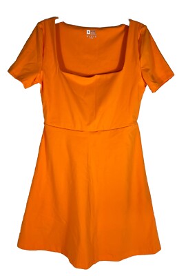 NEW Womens Size Small Orange Modest Swim Dress Swimsuit Short Sleeves Boy Shorts | eBay NEW Womens Size Small Orange Modest Swim Dress Swimsuit Short Sleeves Boy Shorts | eBay