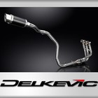 TRIUMPH DAYTONA 675 675R 200MM ROUND CARBON DECAT EXHAUST SYSTEM