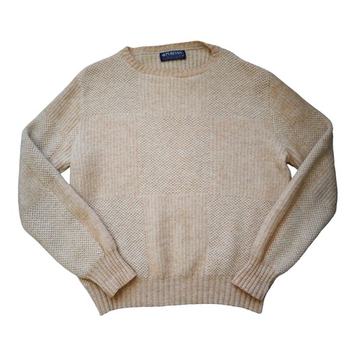 VINTAGE Puritan Citation Club Sweater Mens Medium Green Wool
