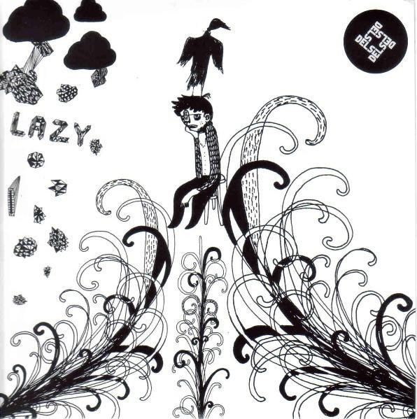 Dels Lazy 7"" vinyl UK Moshi Moshi 2008 pic sleeve MOMO13