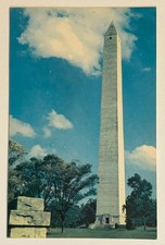 Jefferson Davis Monument Fairview KY Lusterchrome Tichnor Bros Postcard