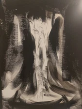 AstralFisher 14 x 11 in Contemporary Expressionist Original Painting