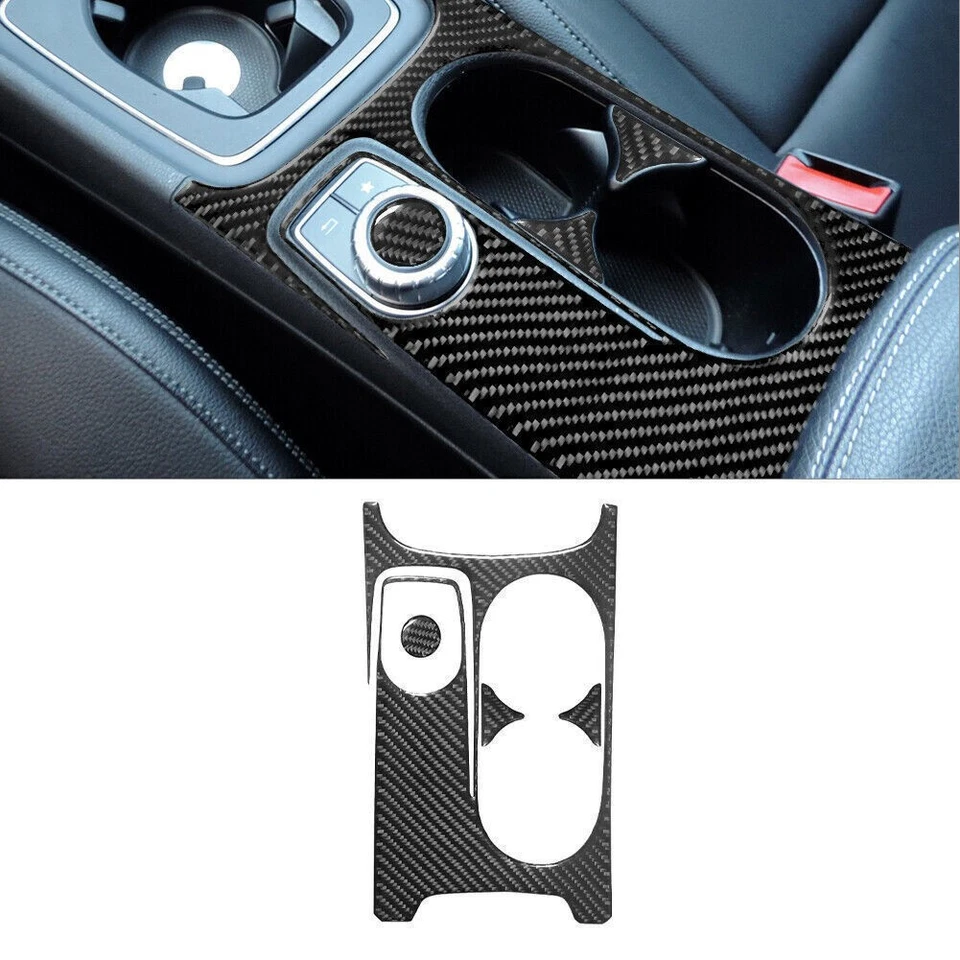 Juego completo de embellecedores de fibra de carbono para Mercedes Benz Clase CLA 2014-2018 35 piezas Foto 2 de 4