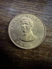 Franklin Pierce Presidential Hall Of Fame Coin Token