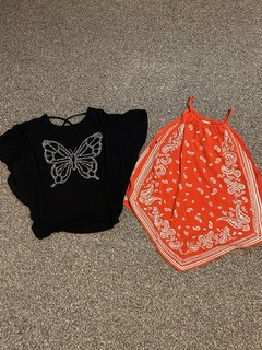 Lovely Girls Summer Party Tops Size 11 12 Yrs
