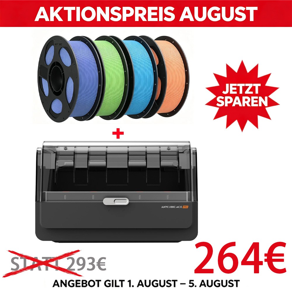 Bundle 4KG PLA+ANYCUBIC ACE Pro Mehrfarbdruck für Kobra 3 MAX Combo Printing DHL