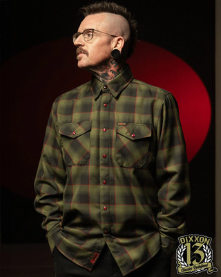Men's Dixxon Flannel - ELM ST 2.0 FLANNEL -  Size: Large [Brand New]