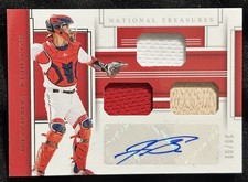 2020 National Treasures TRES BARRERA Triple Relic Rookie RC Auto Autograph /99
