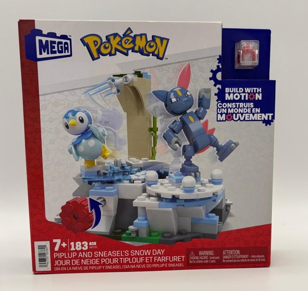 °Mattel HKT20 - PokéMon - Mega Construx - Bauset, 183 Teile, Schneetag Neu & Ovp-image