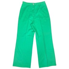 Vintage 1960s 1970s Jantzen Green Pants Women  s 18 Fits 30 x 30 Talon Zipper