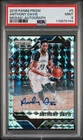 2016 PANINI PRIZM ANTHONY DAVIS MOSAIC AUTOGRAPH #5 PSA 9 MINT