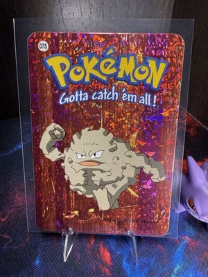 Graveler #75 -  Vintage Vending Machine Prism Sticker 2000 - Pokemon 