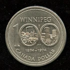 1974 Canada $1 Nickel Dollar Doubled Die Double Yoke Variety VCR-4 - No Reserve