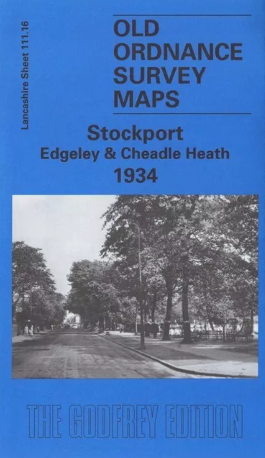 MAP OF Stockport (Edgeley & Cheadle Heath) 1934 Lancashire Sheet 111.16 NEW