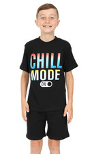 Boys Chill Mode ON Cotton Gaming short Pyjamas 11 to 16 Years