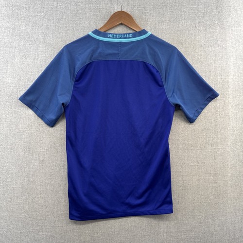Nike Netherlands Holland Soccer Jersey Small Royal Blue Away 2016/2017 Adult - Picture 16 of 19