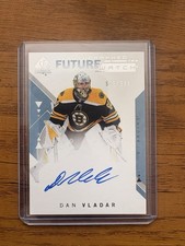 2018-19 SP Authentic Dan Vladar Future Watch Auto /999 Rookie 