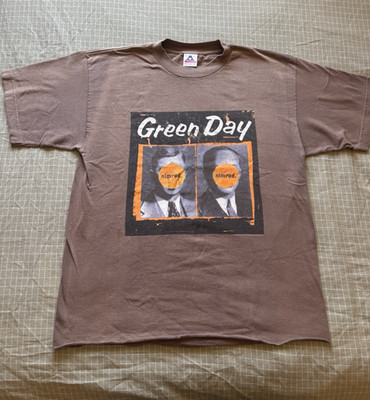 Vintage 1998 Green Day Nimrod Euro Tour Shirt Jawbreaker Pixies Nirvana REM