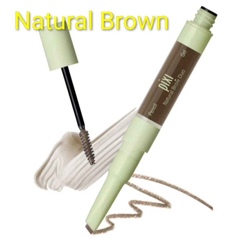 PIXI Natural Brow Duo (lápiz + gel) *elige tono* nuevo en caja Foto 4 de 4