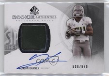 2013 SP Authentic Rookie Authentics 608/650 Kenjon Barner #174 Patch Auto 0ud4