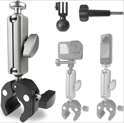 SJCAM Bike Motorcycle Handlebar Pole Mount Holder For Gopro DJI Action Camera