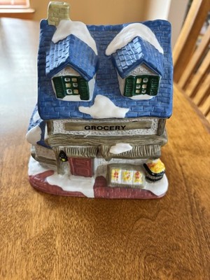 Christmas Giant Yuletide Collection Porcelain Grocery House Illuminated