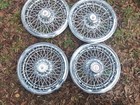 Set of 4 1980 Chevy Monte Carlo 14" Wire Spoke Hubcaps Wheel Covers