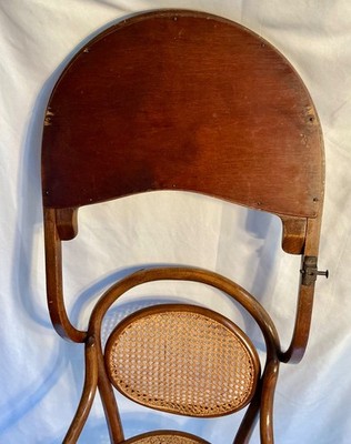 FISCHEL Art Nouveau Bentwood Child's High Chair with Folding Tray
