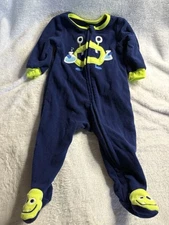 Kids Headquarters Baby 6 Months Bodysuit Fleece Zip Monster Coverall One Piece 