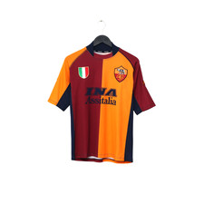 2001/02 AS Roma Vintage Kappa European Football Shirt (M)